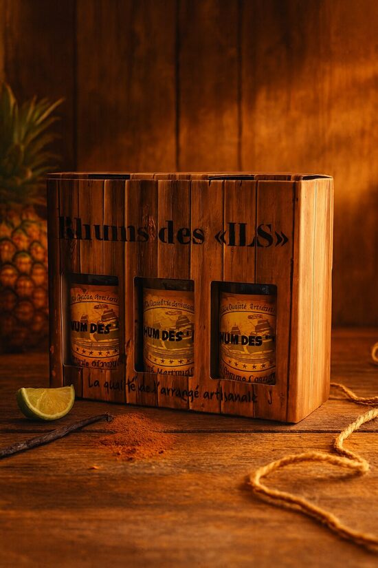 Coffret Rhums arrangés - 3 bouteilles